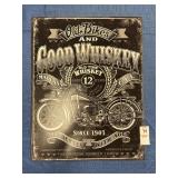 Old Time Whiskey Tim Sign *Repro*