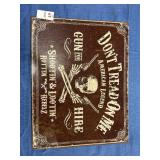Dont Tread on Me Tin Sign