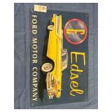 Edsel Ford Motor Company Tin Sign