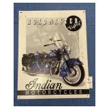 Roadmaster Indian Motorcycles Tin Sign *Repro*