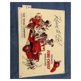 Texaco Dalmatians Tin Sign *Repro*