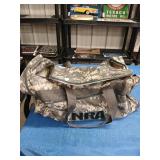 NRA duffel bag as is (no zipper pulls)