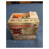 New box of Winchester 20 ga. #6 shot ammo