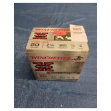 New box of Winchester 20 ga. #6 shot ammo