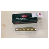 Case XX Rattlesnake Skin patterned folding knife