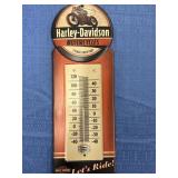 Harley Davidson Motorcycles Tin Thermometer