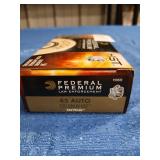 New box of 50 Federal HST 45 ACP 230 gr. ammo