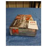 Unopened box of 20 Hornady 220 Swift 55 gr ammo