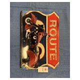 Indian Motorcycle Route 66 Tin Sign