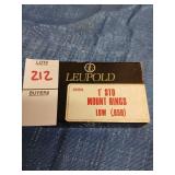 Leupold 1" low medium riflescope rings