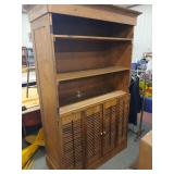 Hutch all wood 83" high, 48" wide, 22" deep