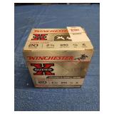 New box of Winchester 20 ga. #6 shot ammo