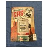 Last Chance Gas Station Route 66 Tin Sign