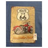 The Mother Road Route 66 Tin Sign