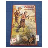 Peters Ammunition Tin Sign *Repro*