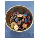 Lot of Vintage Plastic Beer Tokens