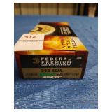 New box of 20 Federal 223 Rem 55 gr. ammo
