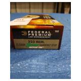 New box of 20 Federal 223 Rem 55 gr. ammo