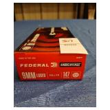 New box of 50 Federal 9mm 147 gr. ammo