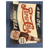 Pepsi Cola Tin Sign *Repro*
