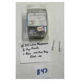 White Aluminum 1/8" Rivets, 100