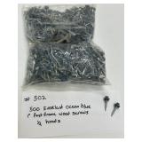 Ocean Blue 1 in. Screws