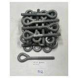 28 Eyebolts, 1" x 13"