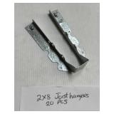 2x6 Joist Hangers, 20 Pieces