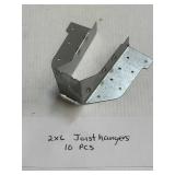 2x6 Joist Hangers, 10 Pieces
