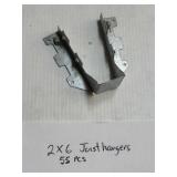 2x6 Joist Hangers, 55 Pieces