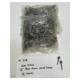 Silver 1 in. Screws