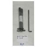 Eight Anchor Bolts, 1/2" x 10"