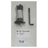 Ten Anchor Bolts, 1/2" x 6"