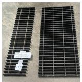 Two Black Steel Grates