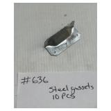 Steel Gussets, 10 Pieces