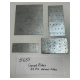 Gusset Plates, 24 Pieces
