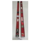 Two 4-Foot Aluminum Levels
