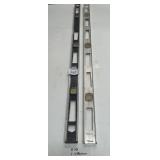 Two 4-Foot Aluminum Levels