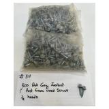 Ash Gray 1 in. Screws