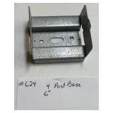 Four 6" Post Bases