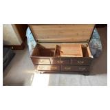 Vintage Ethan Allen Georgian court cherry cedar