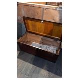 Vintage wooden chest 41x18x17inch