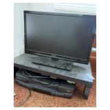 Seiki TV and Panasonic VCR player lot