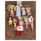 Lot of assorted Barbie and Baby Dolls