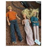 Lot of 3 Vintage Barbie Dolls