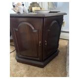 Ethan Allen Dark Wood Hexagon Side Tables *units