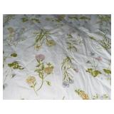 Vintage floral bed cover
