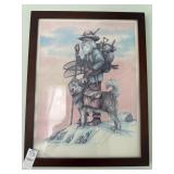 Doug Lindstrand Signed Alaskan Picture