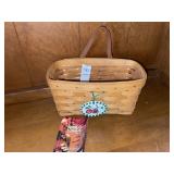 Longaberger Wall Pocket basket with plastic liner