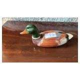 Unbranded vintage wooden mallard duck